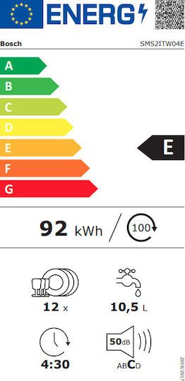 Bosch с Wi-Fi за 12 комплекта Ш60xВ84.5см. Бял