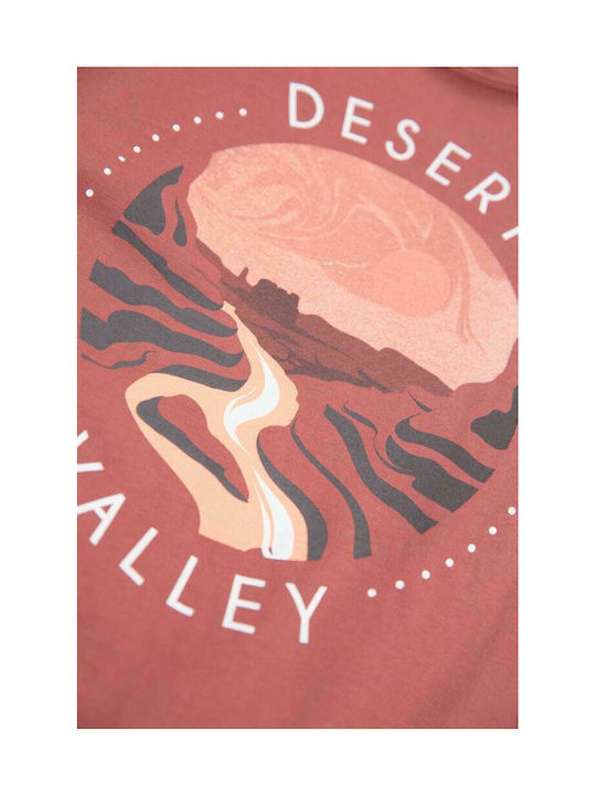 Garcia Jeans Tricou pentru copii Burgundy Desert Valley