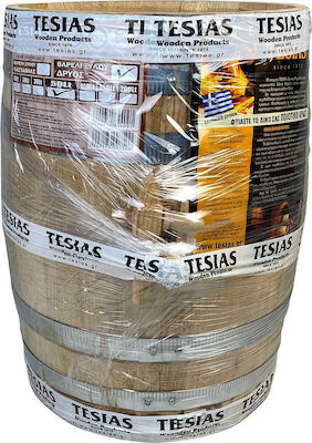 Tesias Wine Wooden Barrel with Tap 50lt 0750