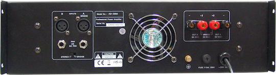 REACT KD-266A PA Power Amplifier 2 Channels 560W/4Ω 400W/8Ω Black
