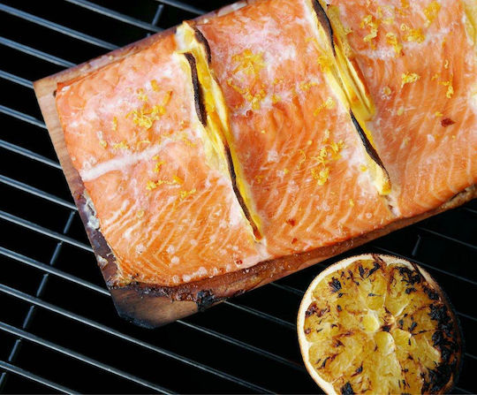 Outdoorchef Holzplatte Für BBQ Räucherchips Mit Erlearoma 3Stück