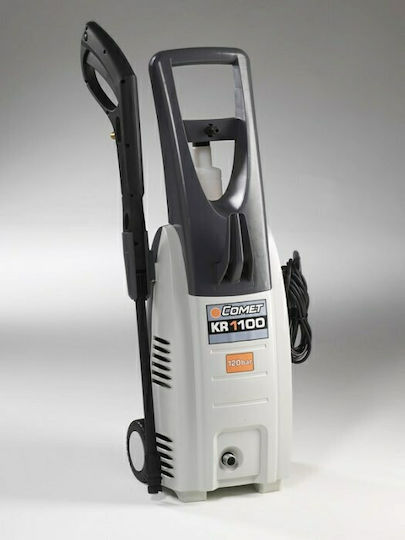 Comet KR1100 Pressure Washer Electric 1600W with Pressure 120bar and Metal Pump