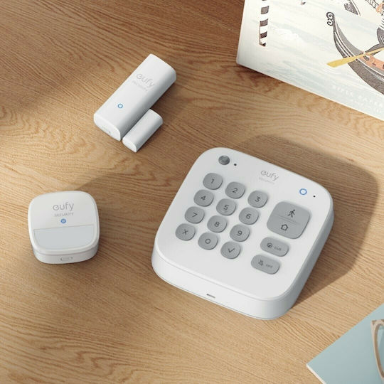 Eufy Wireless Alarm System with Motion Detector , 2 Door Sensors , Hub and Keyboard