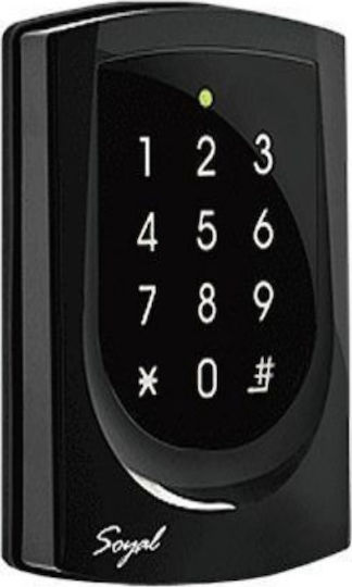 Soyal AR-725E-V2 Πληκτρολόγιο Συναγερμού σε Μαύρο Χρώμα
