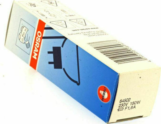 Osram Halogenlampe für Fassung GX6.35 mit Leistung 150W 230V
