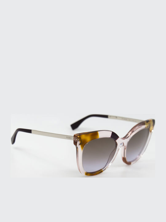 Fendi Ochelari De Soare Multicolori Cu Ramă Din Plastic / Acetat Fendi Ochelari De Soare Multicolori Cu Ramă Din Plastic / Acetat