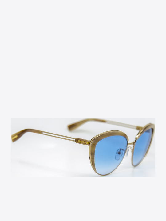 Trussardi Γυαλιά Ηλίου Μπεζ με Μεταλλικό Σκελετό Trussardi Γυαλιά Ηλίου Μπεζ με Μεταλλικό Σκελετό