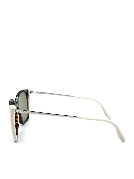 Prada Women's Sunglasses with Multicolour Frame and Gray Lens SPR12X 04B5J2