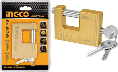 Ingco Steel Padlock Monoblock with Key 70mm 1pcs