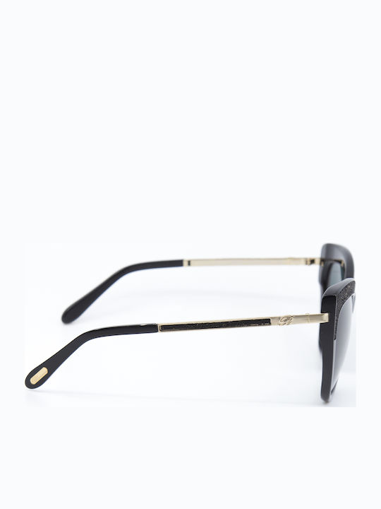 Blumarine Women's Sunglasses with Black Frame and Black Lens SBM746 0700