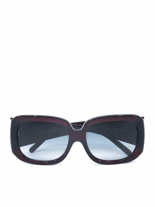 Burberry Women's Sunglasses with Burgundy Plastic Frame and Burgundy Gradient Lens BE4041B 30148G