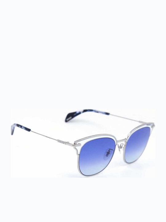 Police Women's Sunglasses with Silver Frame SPL622 579B