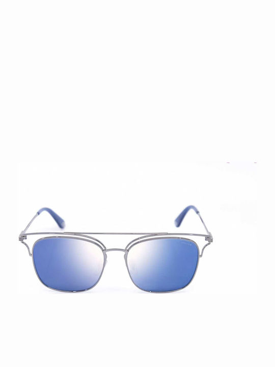 Police Men's Sunglasses with Silver Metal Frame SPL575 579B