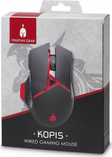 Spartan Gear Kopis RGB Gaming Ποντίκι 10000 DPI Μαύρο