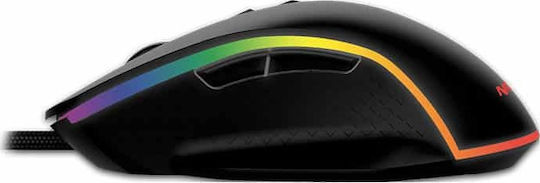 NOD Run Amok RGB Gaming Gaming Maus 6400 DPI Schwarz