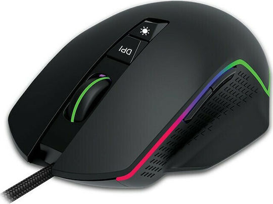 NOD Run Amok RGB Gaming Gaming Maus 6400 DPI Schwarz