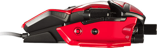 Mad Catz R.A.T. 8+ RGB Gaming Ποντίκι 16000 DPI Κόκκινο