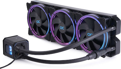 Alphacool Aurora 420 Digital RGB CPU Water Cooling Triple Fan 140mm for Socket AM4/AM5/1200/115x