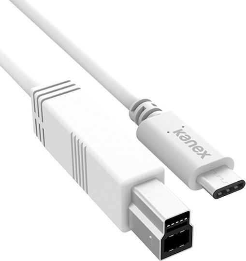 Kanex USB 3.0 Cable USB-C male - USB-B male White 1.2m (KU3CSB111M)