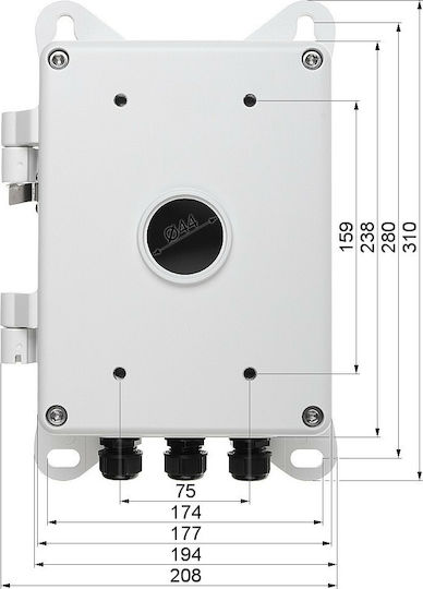 Hikvision DS-1604ZJ-BOX Camera Mount for CCTV Systems Metallic Speed Dome for Wall Mount White White