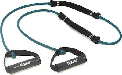 Tiguar Double Marine Gymtube Resistance Band Moderate with Handles Blue