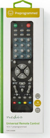Nedis Telecomandă Universală TVRC2200BK pentru TV