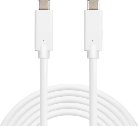 Sandberg USB 2.0 Kabel USB-C männlich - USB-C 60W Weiß 2m 136-17