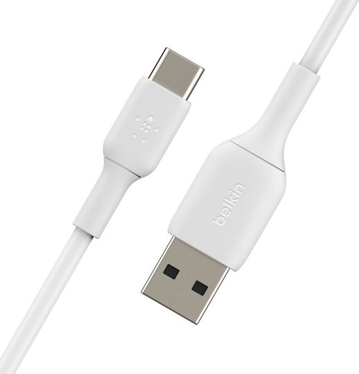 Belkin USB 2.0 Cable USB-C Male - USB-A 15W White 1m CAB001bt1MWH