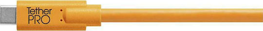 Tether Tools USB 2.0 Kabel USB-C männlich - Micro-USB-B Orange 4.6m (TET-CUC33R15-ORG)