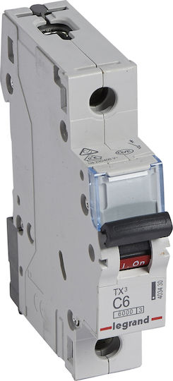 Legrand Automatischer Schutzschalter 6A Einpolig 403430