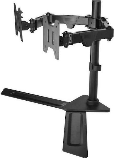 Focus Mount FDM812 Desktop Stand for 2 Monitors up to 30" with Arm