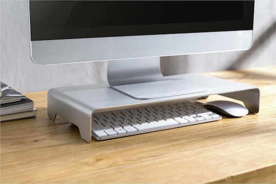 Digitus Επιτραπέζια Βάση Οθόνης έως 32" Ασημί (DA-90369)