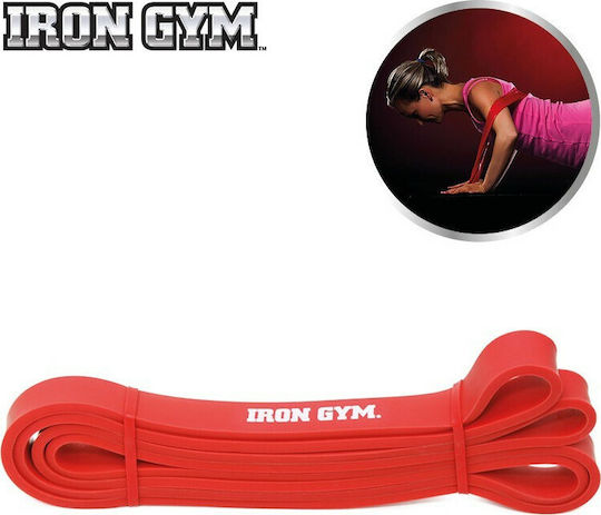 Iron Gym Лента за фитнес Цикъл Червен