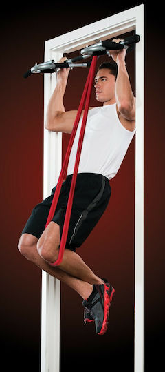 Iron Gym Лента за фитнес Цикъл Червен