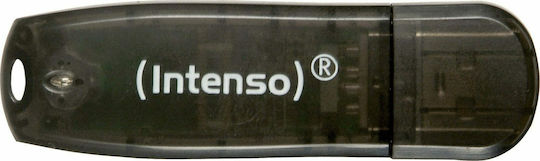 Intenso Rainbow Line 16GB USB 2.0 Stick Black