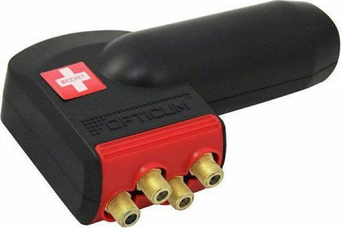 Opticum Red Rocket LNB Quad 4 Outputs With Low Noise Limit 0.1dB