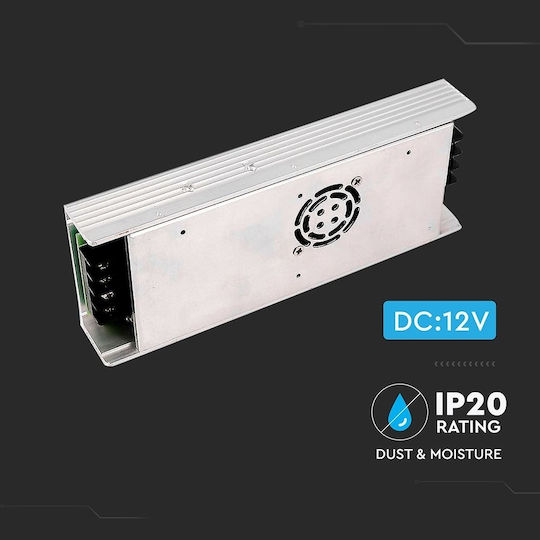 V-TAC Dimmable Τροφοδοτικό LED IP20 Ισχύος 350W με Τάση Εξόδου 12V