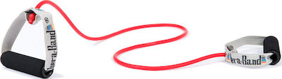 Thera-Band Gymtube Resistance Band Moderate with Handles Red 1.40m