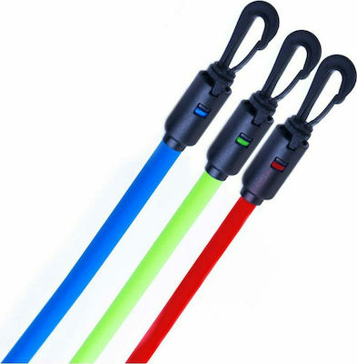 Spokey Backer II Gymtube Resistance Bands with Handles Set 3pcs Multicolour