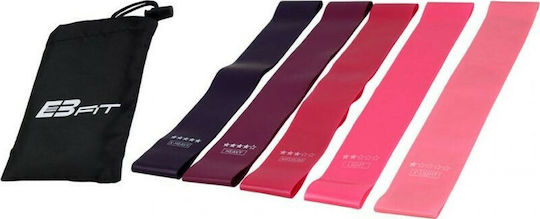 Rubber Exercise Bands Loop Bands Σετ 5τμχ Πολύχρωμα Σετ 5 Λάστιχα Αντίστασης