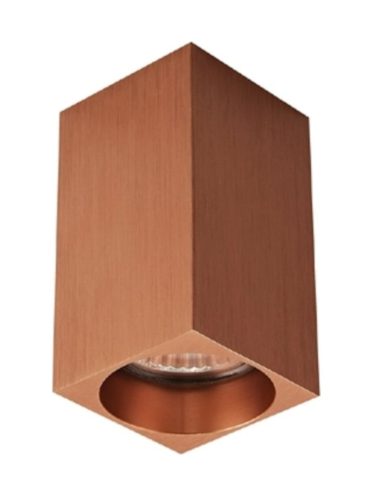 VK Lighting Single Spot with Socket GU10 in Copper Color