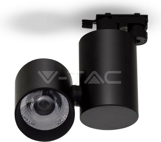 V-TAC Einzel LED Natürliches Weiß Spot in Schwarz Farbe
