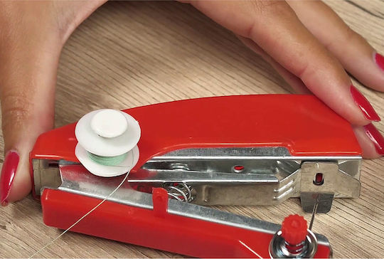 Genius Ideas Ραπτομηχανή Χειρός Κόκκινη