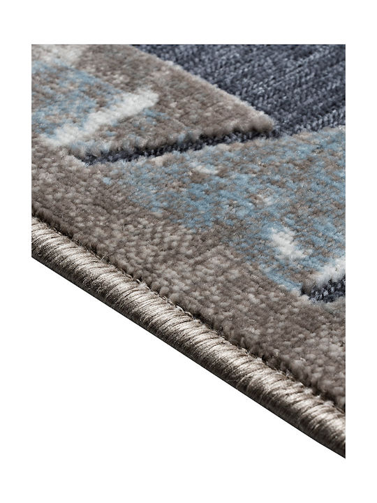 Madi Trunk Rug Rectangular Summer Grey Blue