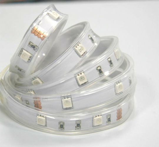 V-TAC Αδιάβροχη Ταινία LED 12V Θερμό Λευκό Φως 5m Τύπου SMD5050