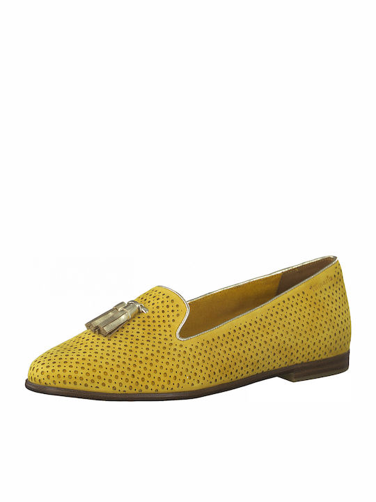 Tamaris Γυναικεία Loafers σε Κίτρινο Χρώμα