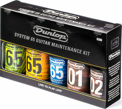 Dunlop System 65 Guitar Maintenance Kit Accesorii de Curățare în Culoarea Verde