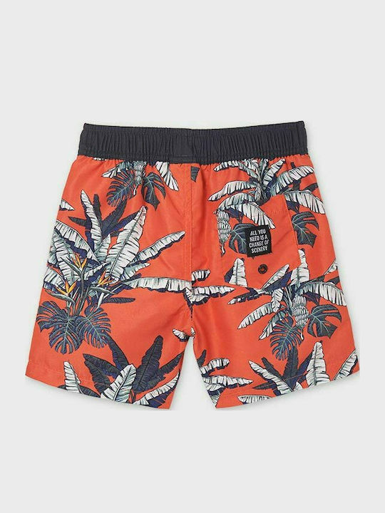 Mayoral Kids Swimwear Swim Shorts Orange