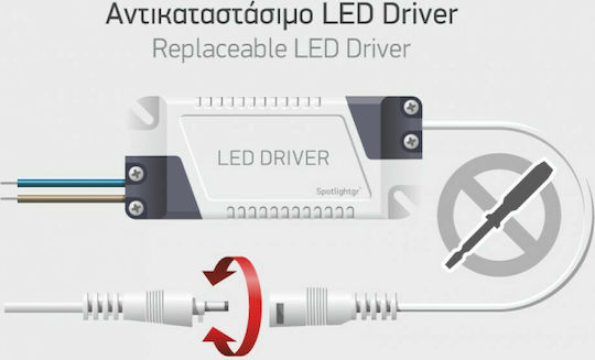 Spot Light Χωνευτό LED Panel 10W 14.7x4.5εκ. Spot Light Χωνευτό LED Panel 10W 14.7x4.5εκ.