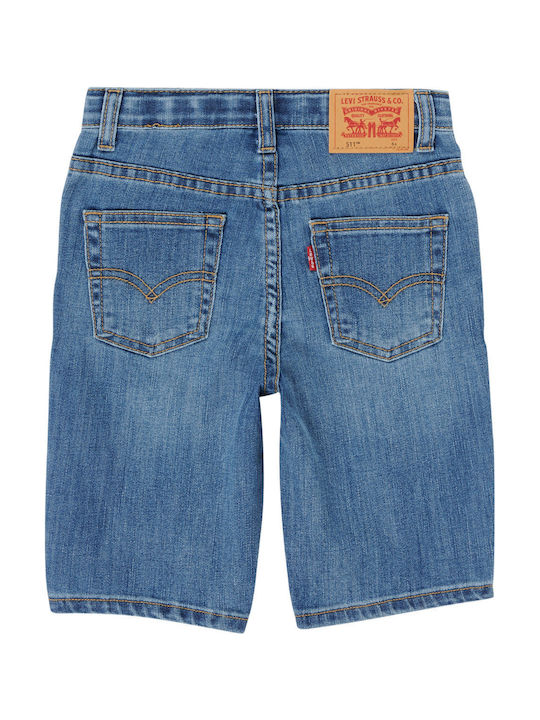 Levi's Παιδικό Σορτς/Βερμούδα Τζιν Slim Fit Performance Shorts Μπλε